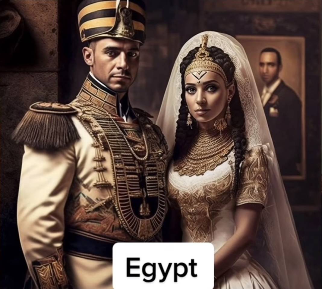 Yapay zekaya sordular, resmetti: İşte Türkiye dahil yapay zekaya göre gelin ve damat olarak ülkeler... 20